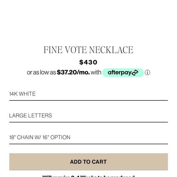 VOTE Necklace - BYCHARI - Picture 6 of 6